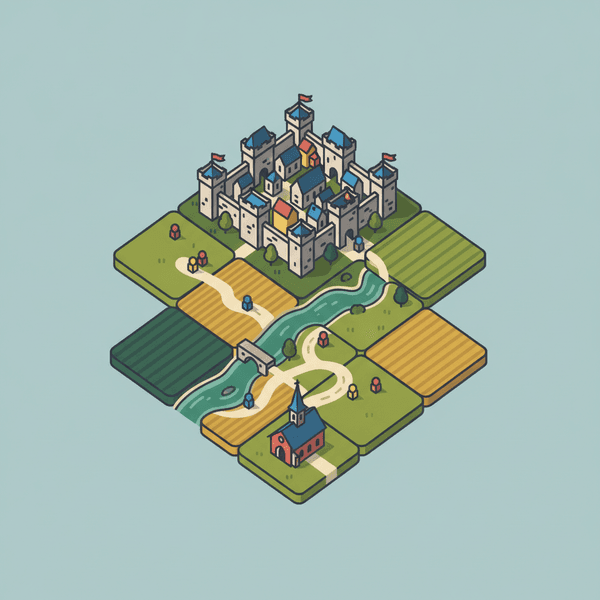 Carcassonne design artwork