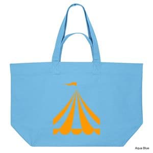 Aqua Blue Scout Shopping Bag