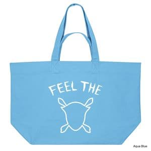 Aqua Blue Spirit Island Shopping Bag