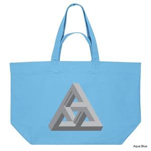 Aqua Blue Anachrony Shopping Bag