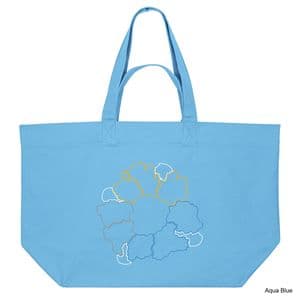 Aqua Blue Blood Rage Shopping Bag