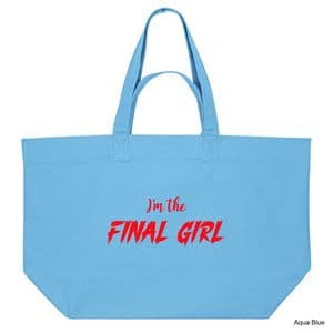 Aqua Blue Final Girl Shopping Bag