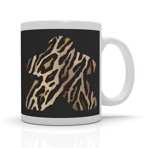 Black Animal Print Meeple Mug