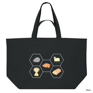 Black Catan Shopping Bag
