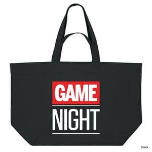 Black Marvel Game Night Shopping Bag