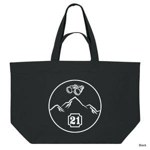 Black Snowdonia Shopping Bag