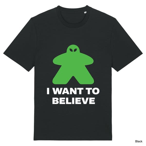 Black Alien Meeple T-Shirt