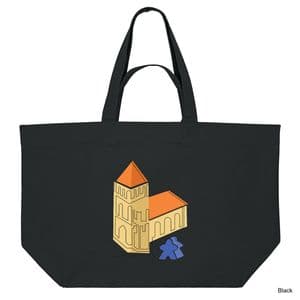 Black Carcassonne Shopping Bag