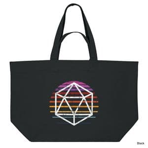 Black D20 Shopping Bag