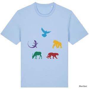 Blue Soul Ark Nova Animals T-Shirt