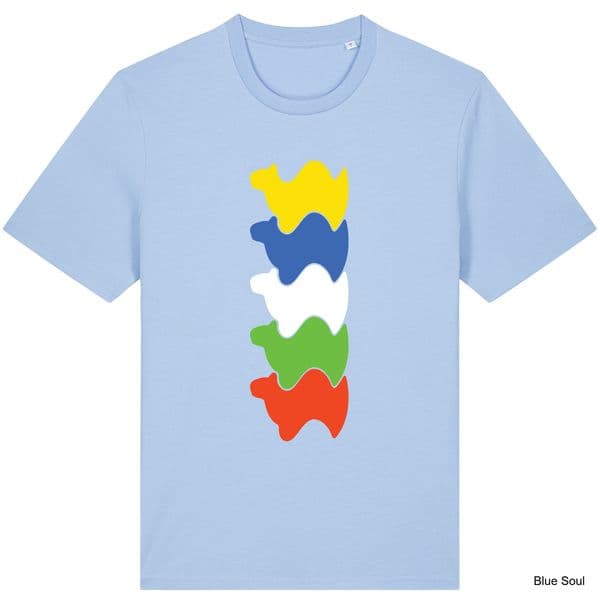 Blue Camel Up Board Game T-shirt