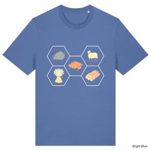 Bright Blue Catan T-Shirt