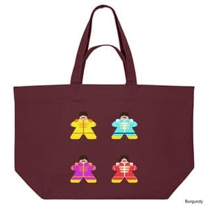 Burgundy The Beeples Shopping Bag