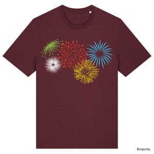 Burgundy Hanabi Tshirt