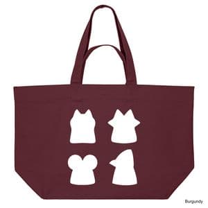 Burgundy Root Shopping Bag