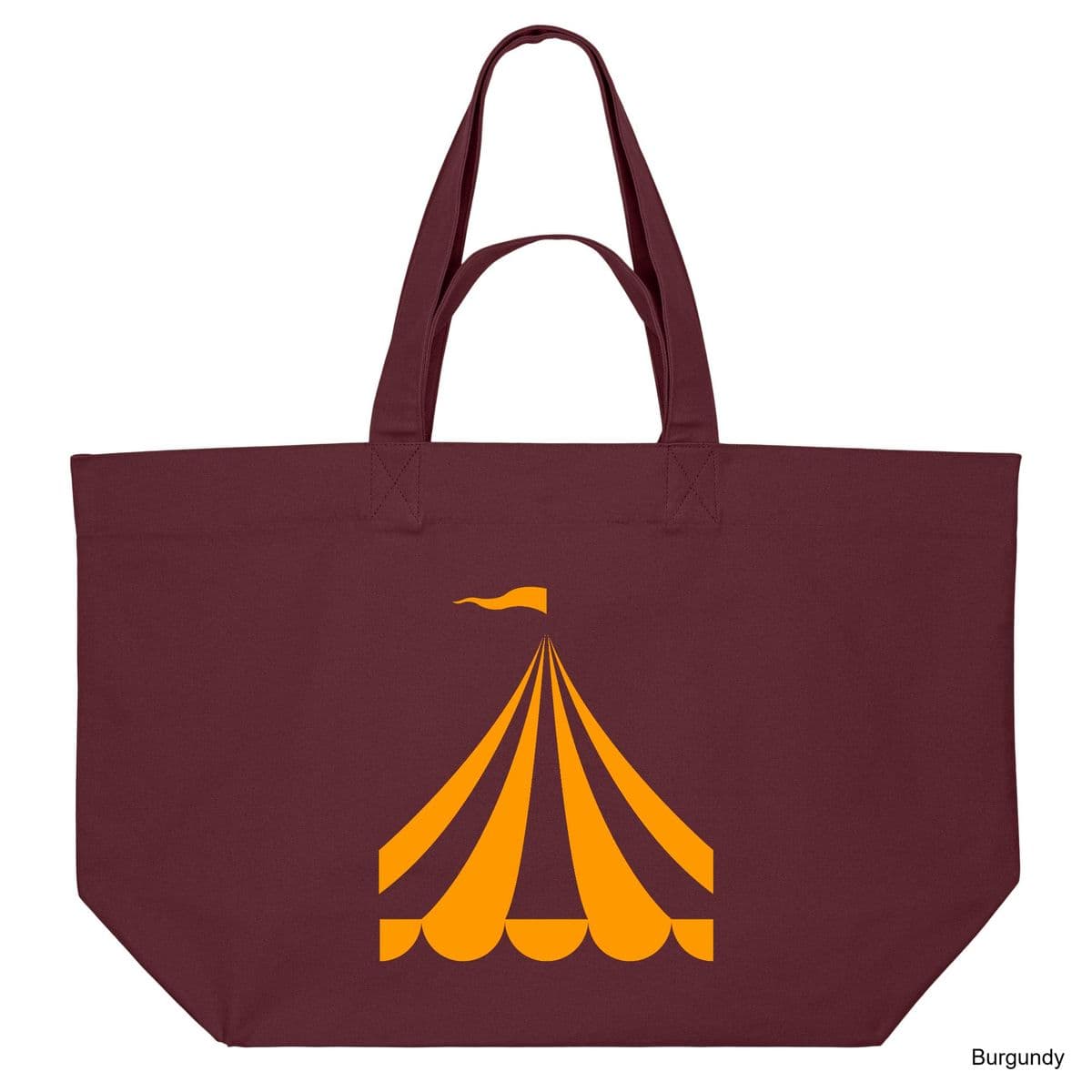 Burgundy Scout Shopping Bag
