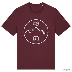 Burgundy Snowdonia T-Shirt