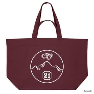 Burgundy Snowdonia Shopping Bag
