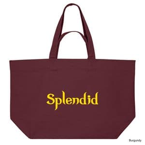 Burgundy Splendor Shopping Bag