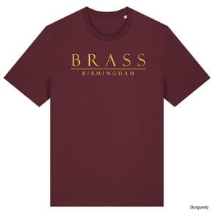 Burgundy Brass Birmingham T-Shirt
