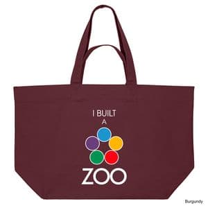Burgundy Ark Nov Zoo Shopping Bag