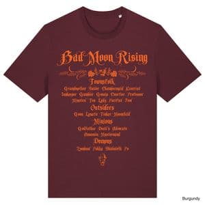 Burgundy Bad Moon Rising T-Shirt