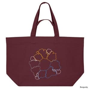Burgundy Blood Rage Shopping Bag