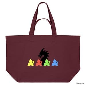 Burgundy Clank Shopping Bag