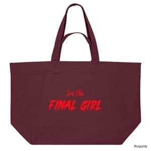Burgundy Final Girl Shopping Bag