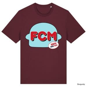 Burgundy Food Chain Magnate Burger T-Shirt
