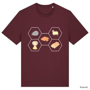 Burgundy Catan T-Shirt
