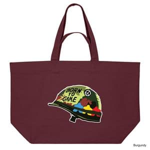 Burgundy Board to Game Shopping Bag
