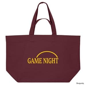 Burgundy Catan Game Night Shopping Bag