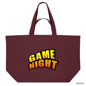 Burgundy King Of Tokyo Game Night Shopping Bag