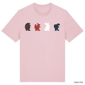 Cotton Pink Everdell Meeple T-Shirt