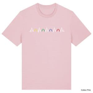 Cotton Pink Meeple Beats Tshirt