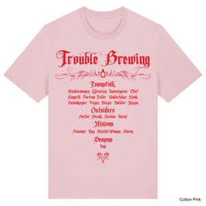 Cotton Pink Trouble Brewing T-Shirt