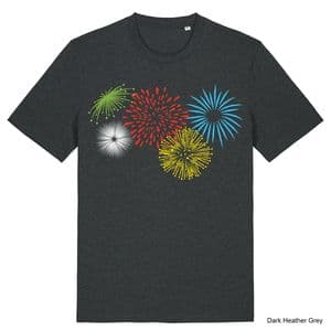 Dark Heather Grey Hanabi Tshirt