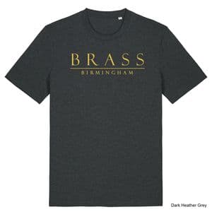 Dark Heather Grey Brass Birmingham T-Shirt