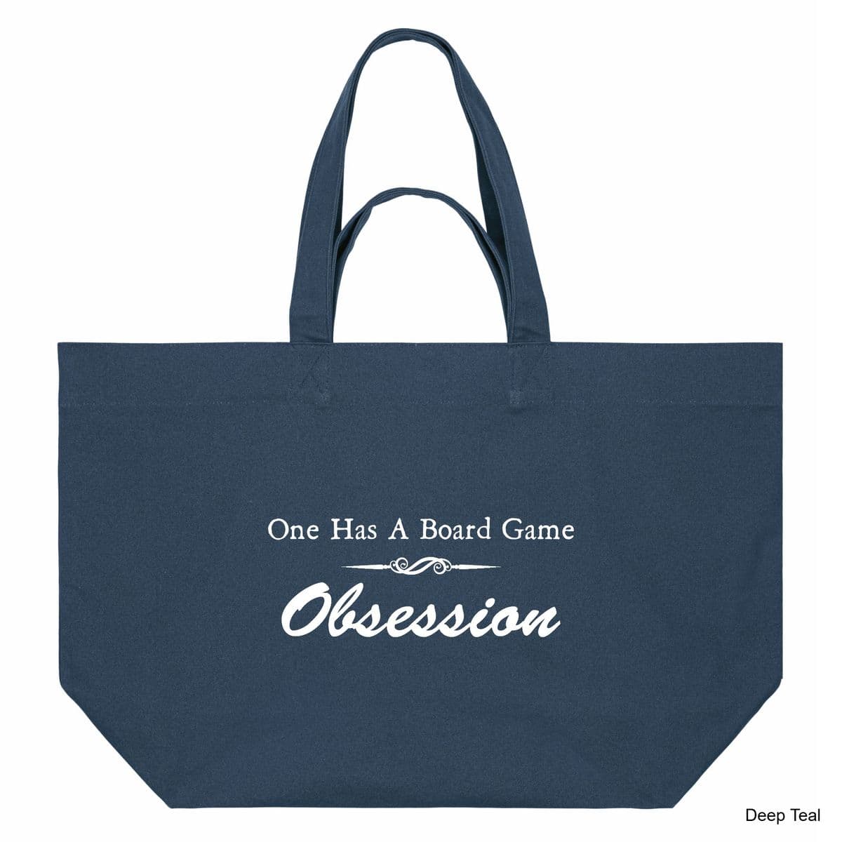 Deep Teal Obsession Shopping Bag