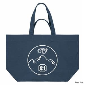 Deep Teal Snowdonia Shopping Bag