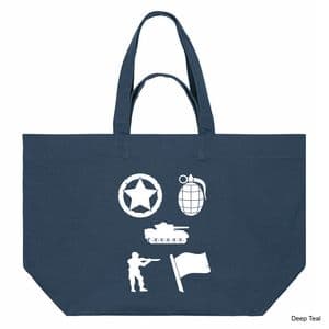 Deep Teal Memoir 44 Shopping Bag