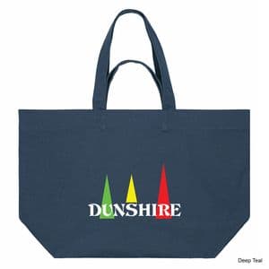 Deep Teal Cones Of Dunshire Shopping Bag