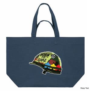 Deep Teal Board to Game Shopping Bag