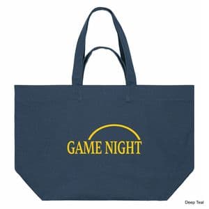 Deep Teal Catan Game Night Shopping Bag