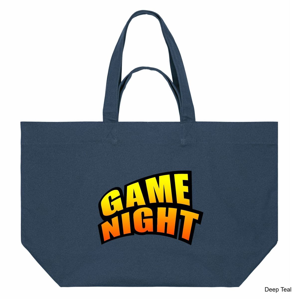 Deep Teal King Of Tokyo Game Night Shopping Bag