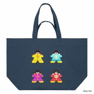 Deep Teal The Beeples Shopping Bag