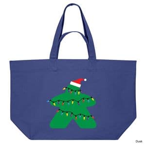 Dusk Christmas Lights Meeple Shopping Bag
