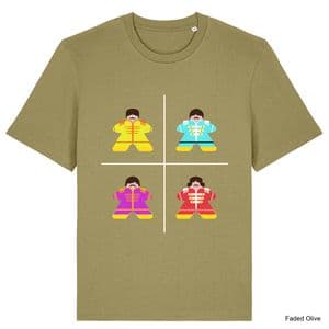 Faded Olive The Beeples T-Shirt