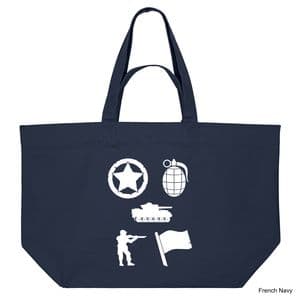 French Navy Memoir 44 Shopping Bag